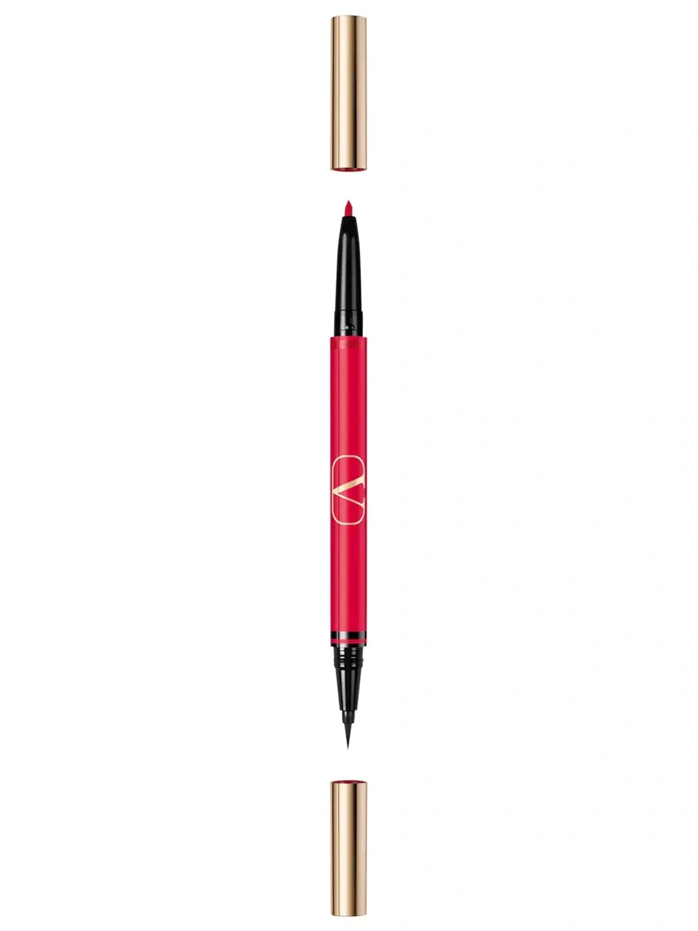 Valentino Twin Liner Double-Ended Eyeliner in 02 Black & Rosso